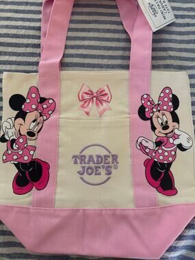 Disney Minnie Mouse Double Sided Custom Made Mini Tote Bag